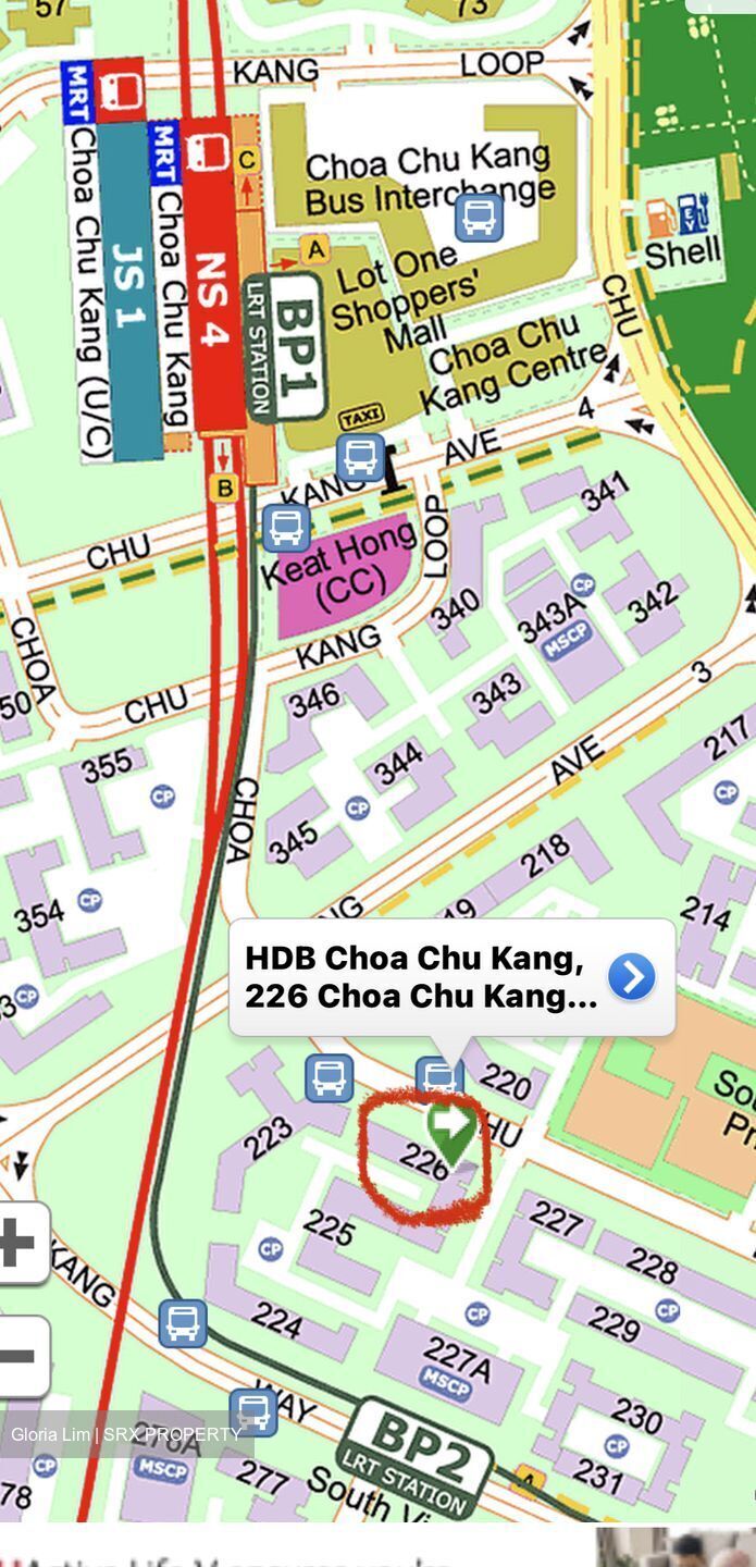 Blk 226 Choa Chu Kang Central (Choa Chu Kang), HDB 4 Rooms #603057221